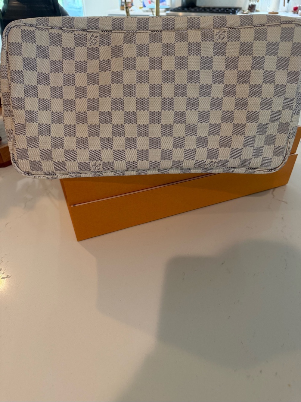 Louis Vuitton Neverfull GM - Damier Azur with Rose Ballerine Pink interior - LV - Picture 7 of 16